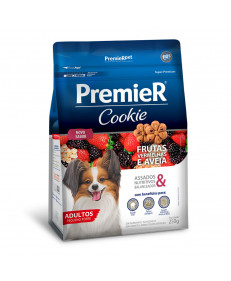 Petisco Premier Cookie Cães Adultos Pequenos Frutas Vermelhas e Aveia