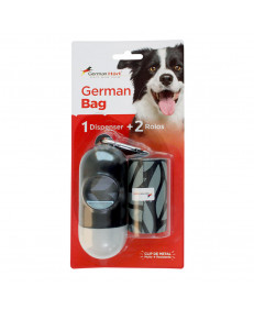 Saquinhos Higiênicos com Dispenser Preto e Branco Tulipa German Bag